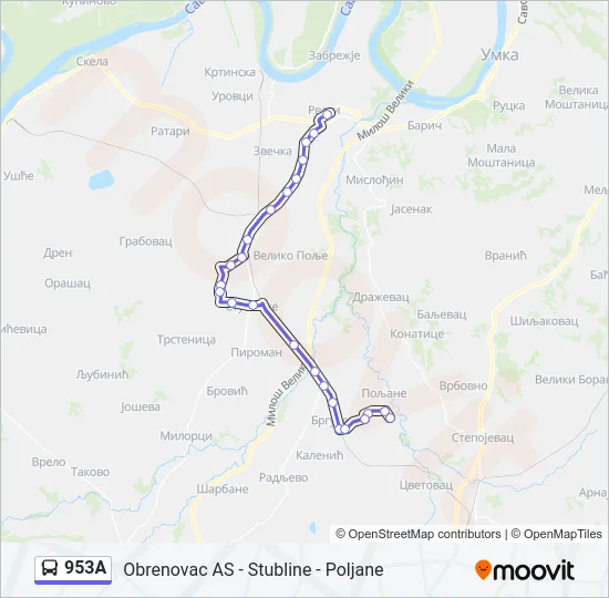 953A  Line Map