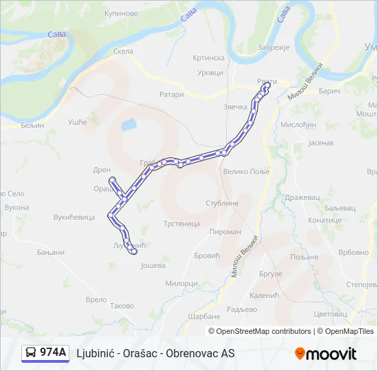 974A  Line Map