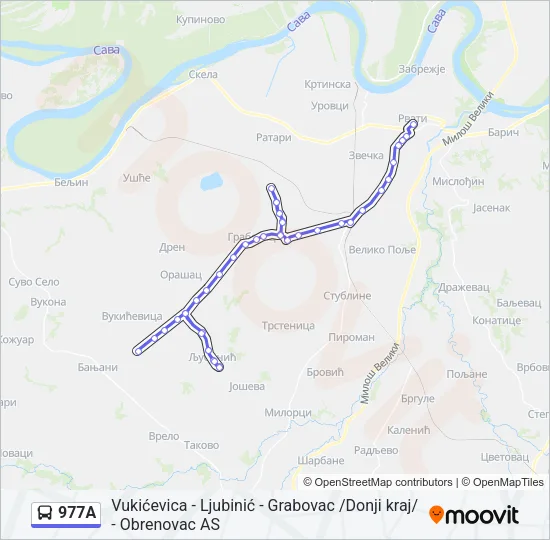 977A  Line Map