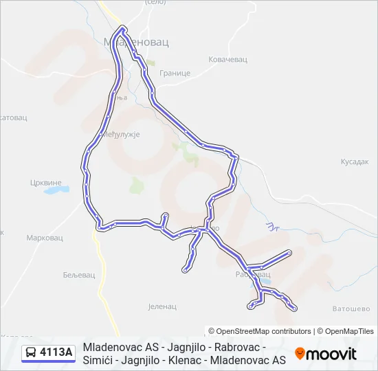 4113A  Line Map