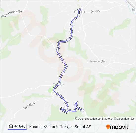 4164L  Line Map
