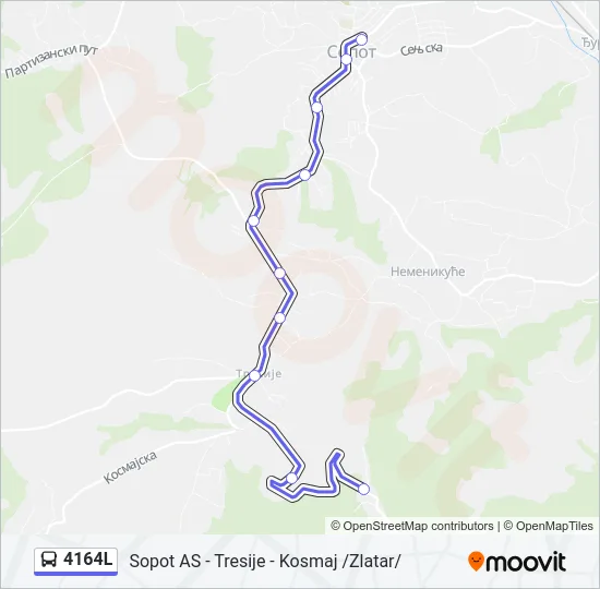 4164L  Line Map