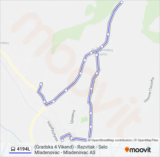 4194L  Line Map