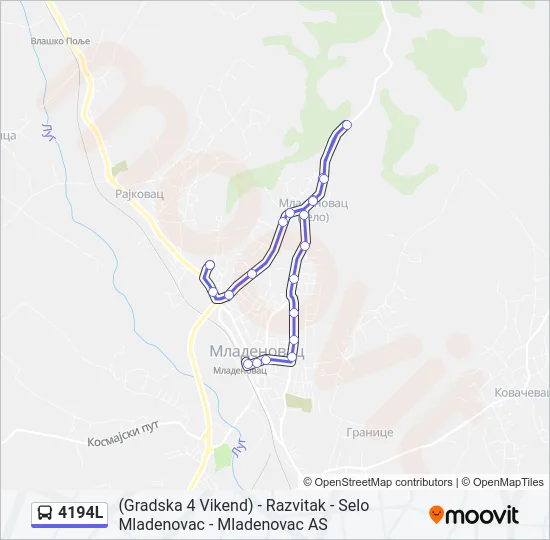 4194L  Line Map