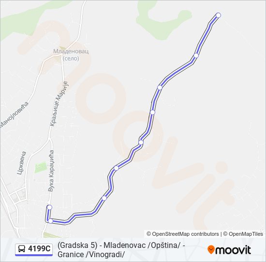 4199C bus Line Map