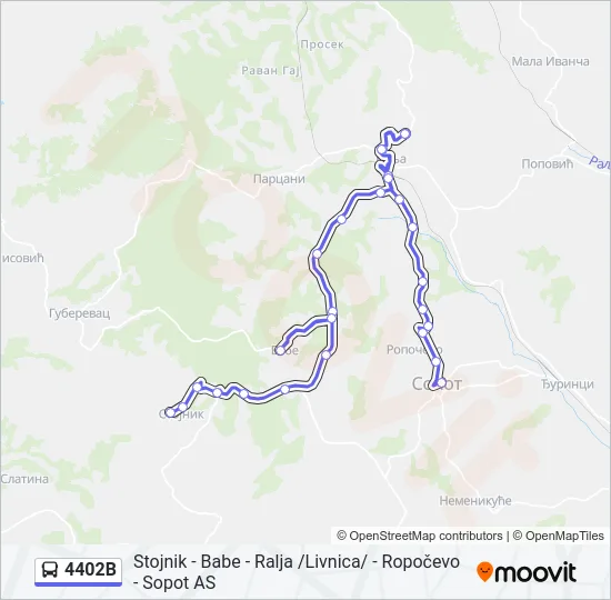 4402B  Line Map