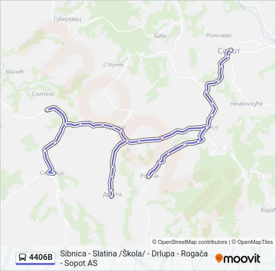 4406B  Line Map