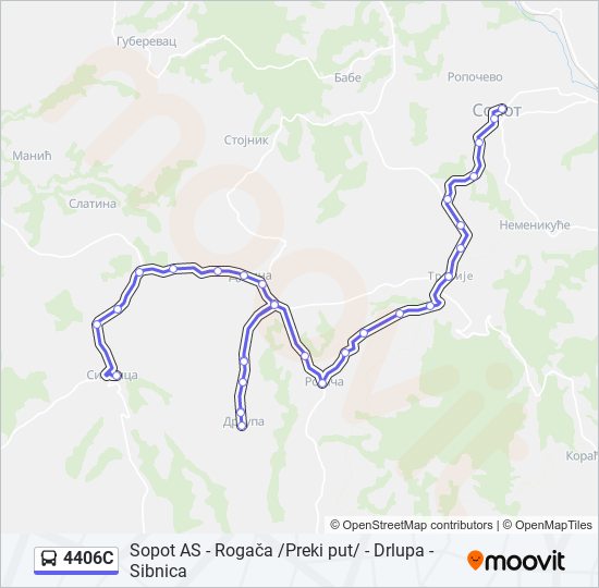 4406C bus Line Map