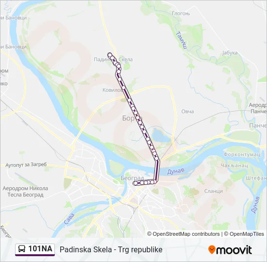 101NA  Line Map