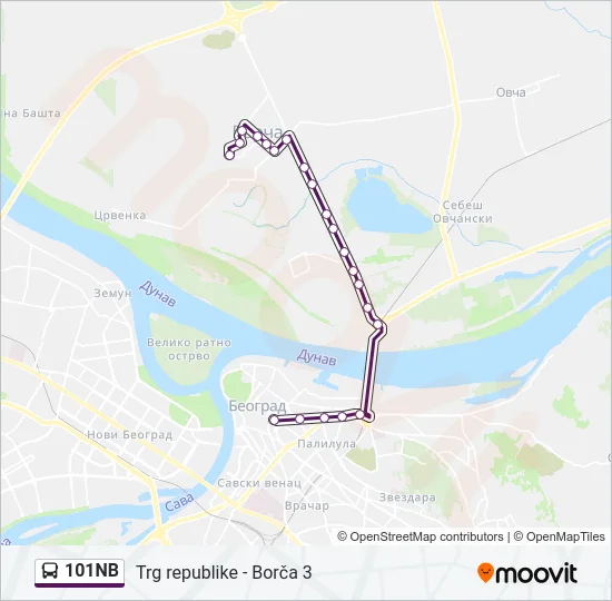 101NB  Line Map