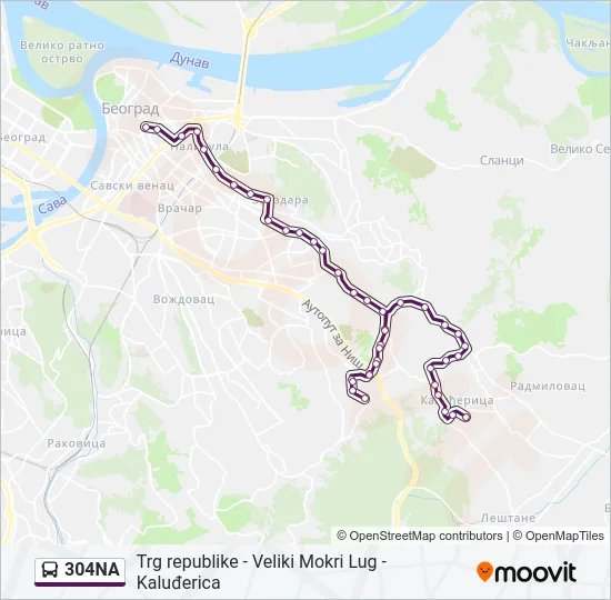 304NA  Line Map
