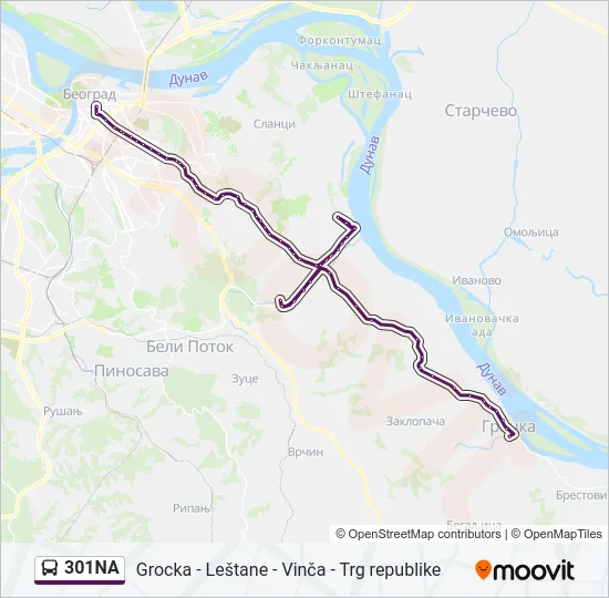 301NA  Line Map