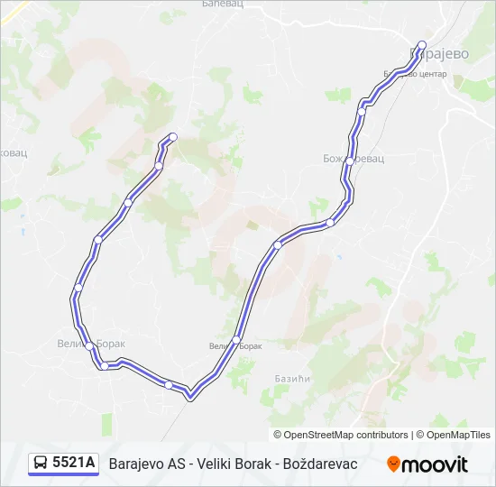 5521A  Line Map