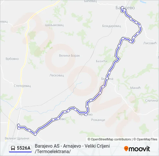 5526A  Line Map