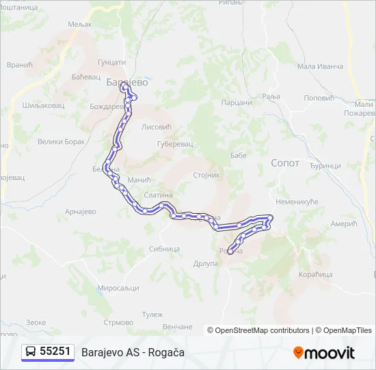 55251  Line Map