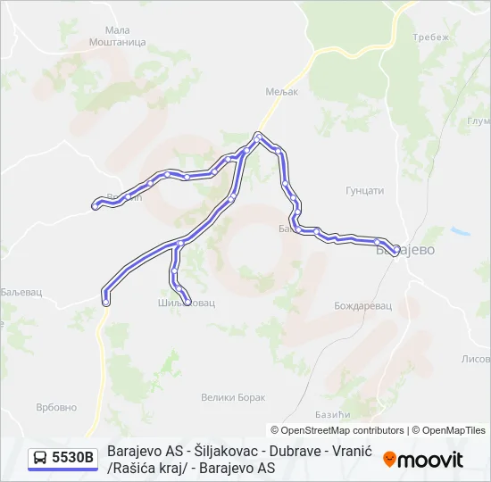 5530B  Line Map