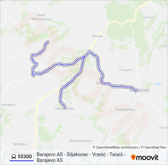 5530D  Line Map