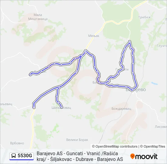5530G  Line Map