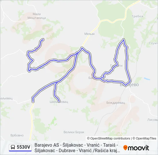 5530V  Line Map