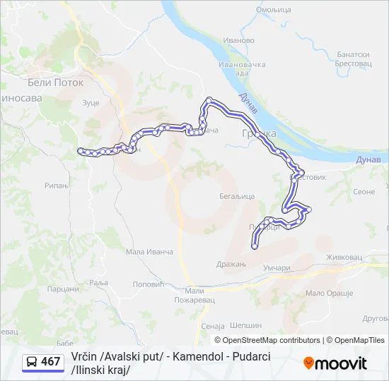 467  Line Map
