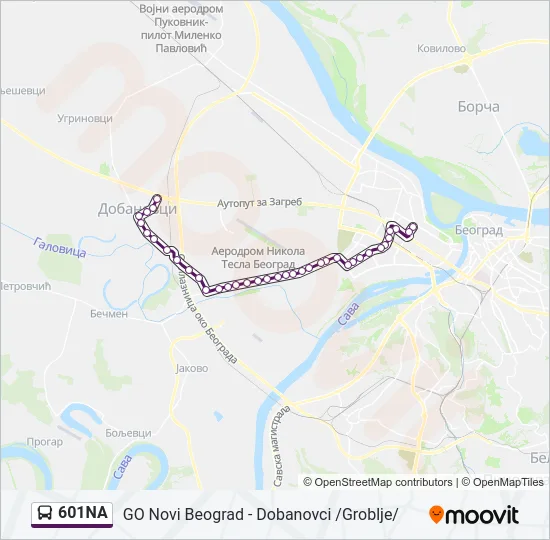 601NA  Line Map