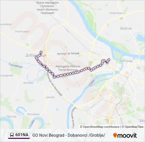 601NA  Line Map