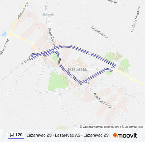 120  Line Map