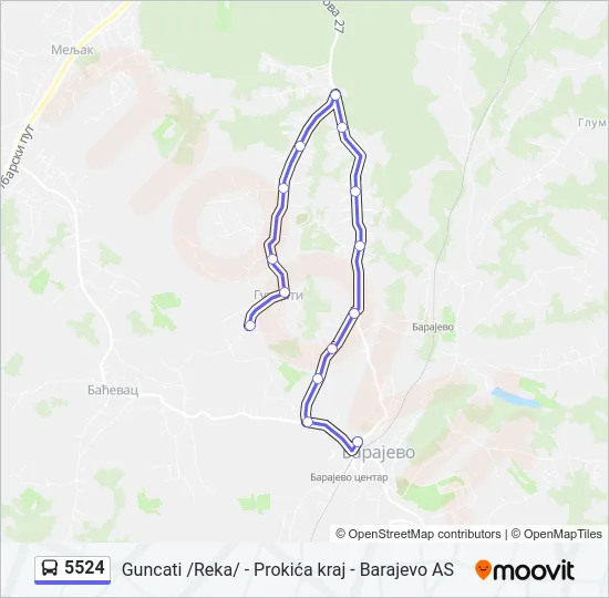 5524  Line Map