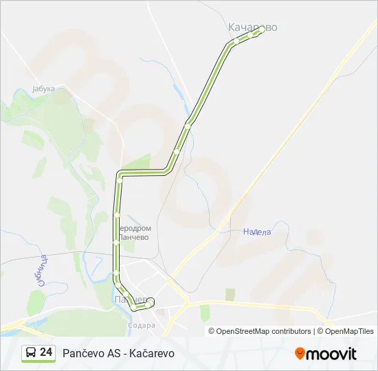 24 Bus Line Map