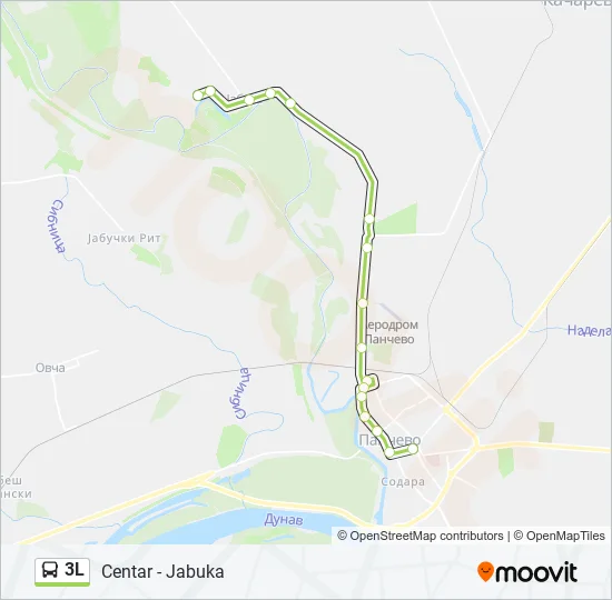 3L Bus Line Map