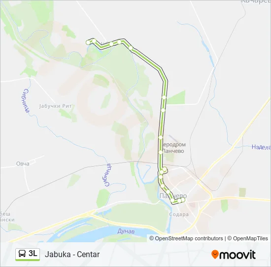 3L Bus Line Map
