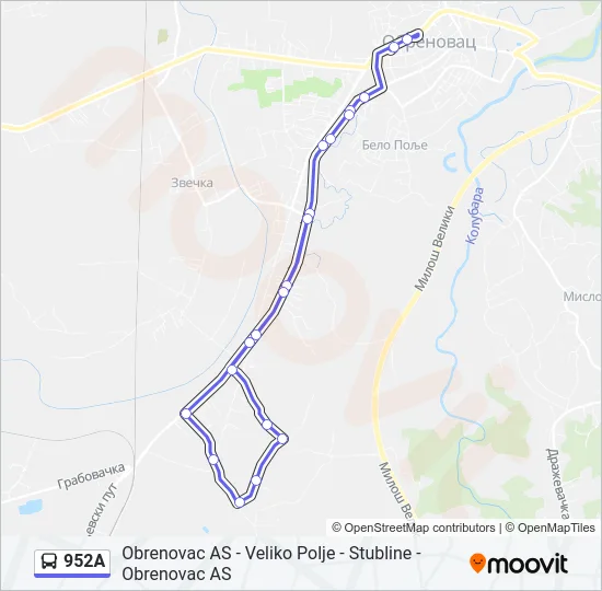952A  Line Map