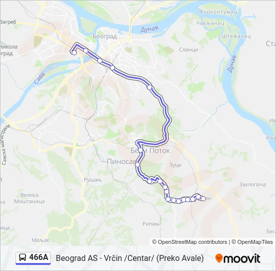466A  Line Map