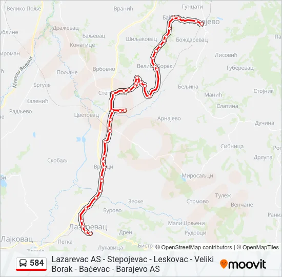 584  Line Map