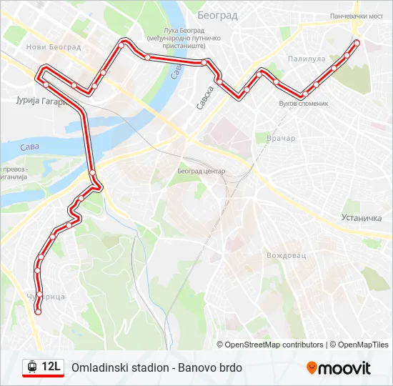 12L  Line Map