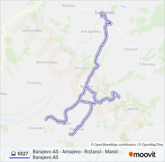 5527  Line Map