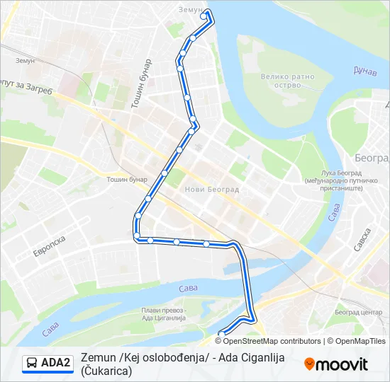 ADA2  Line Map