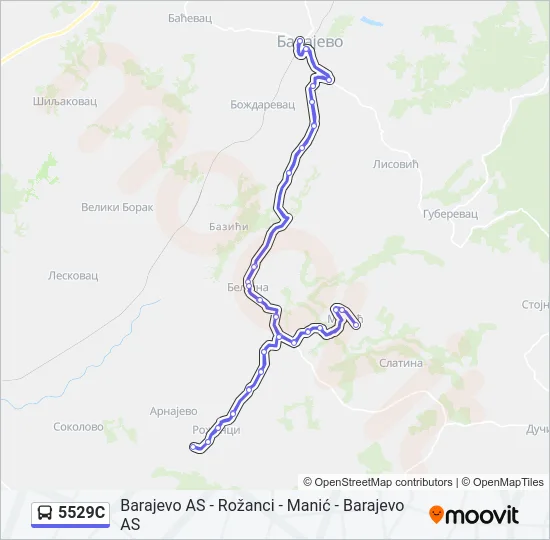 5529C  Line Map