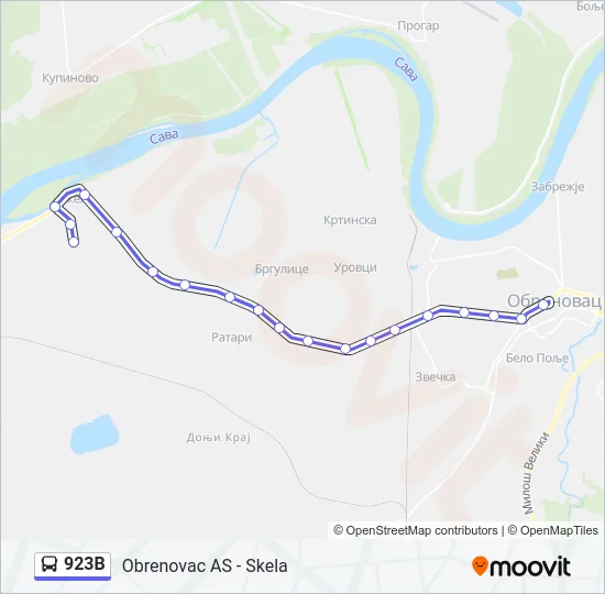 923B  Line Map