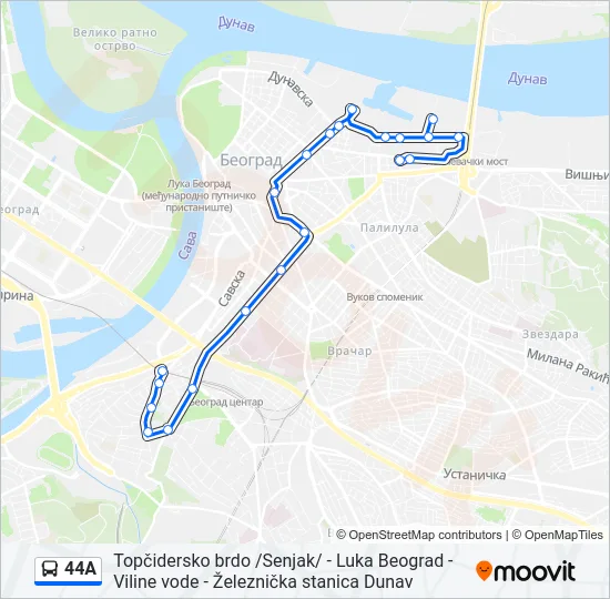 44A  Line Map
