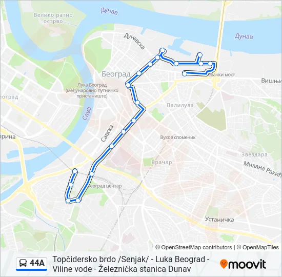 44A  Line Map