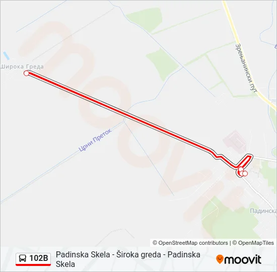 102B  Line Map