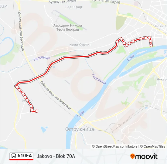 610EA  Line Map