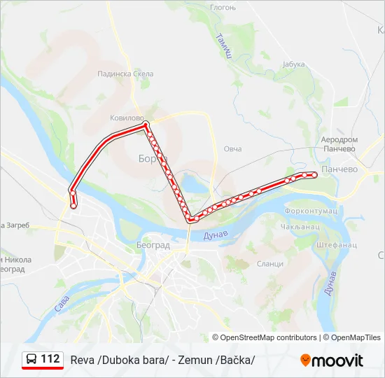 112  Line Map