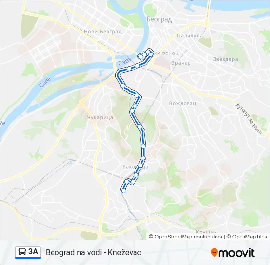 3A  Line Map