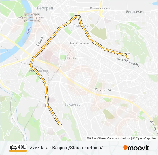 40L  Line Map