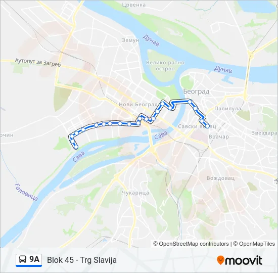 9A  Line Map
