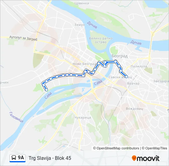 9A  Line Map