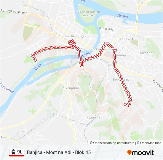 9L  Line Map