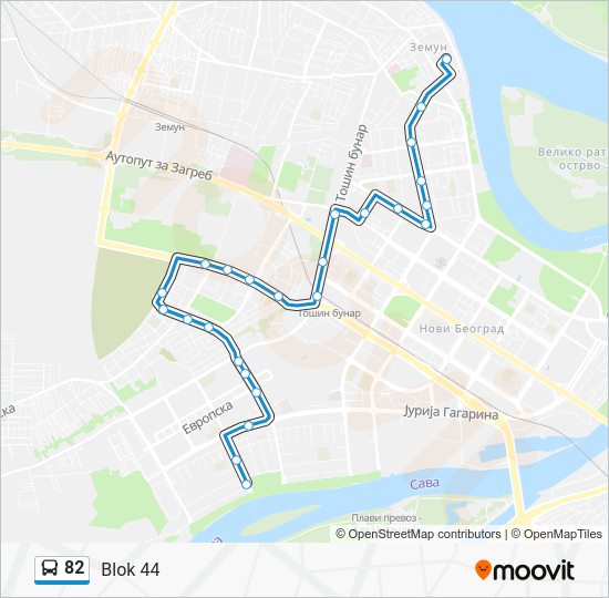 82 Route: Schedules, Stops & Maps - Blok 44 (Updated)